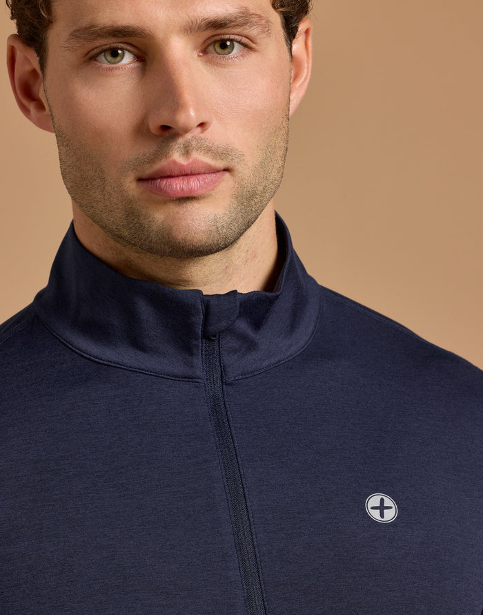 Midlayer in Twilight Navy Marl