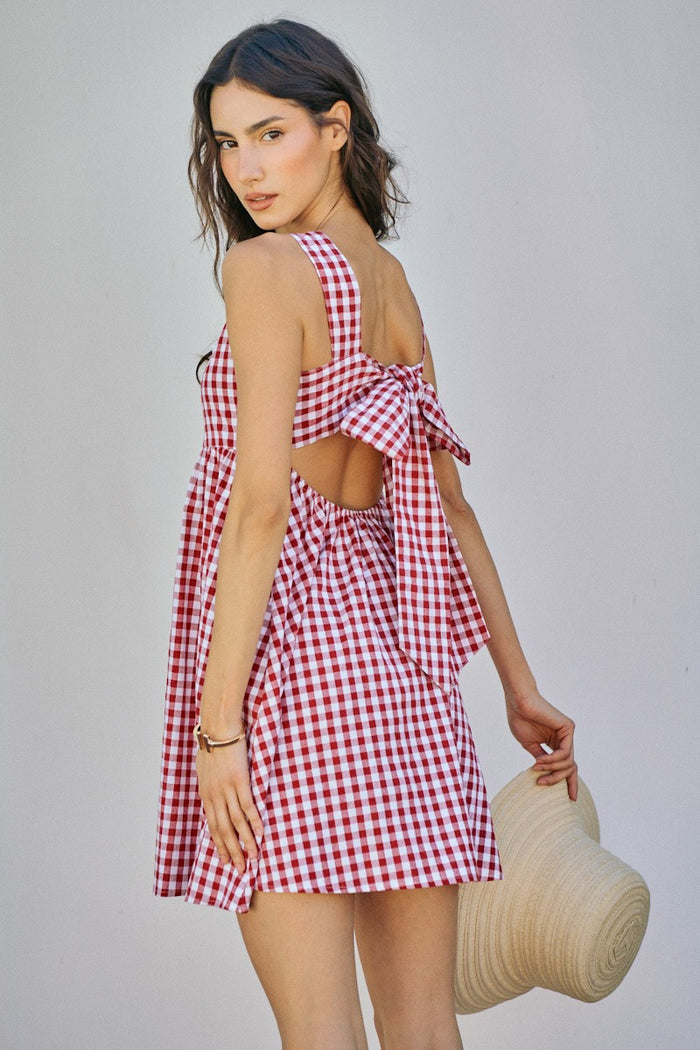 Mipsy Gingham Mini Dress