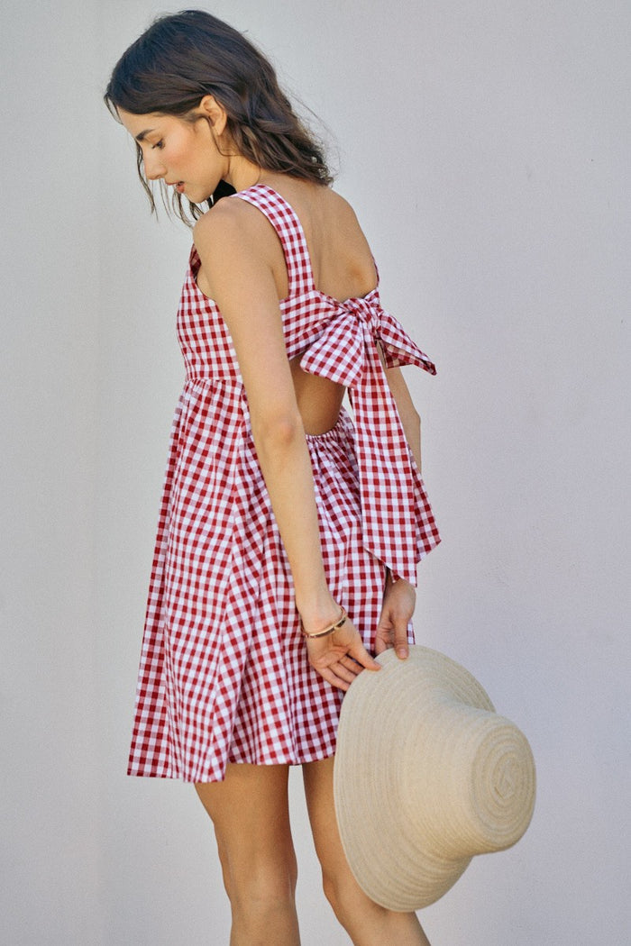 Mipsy Gingham Mini Dress
