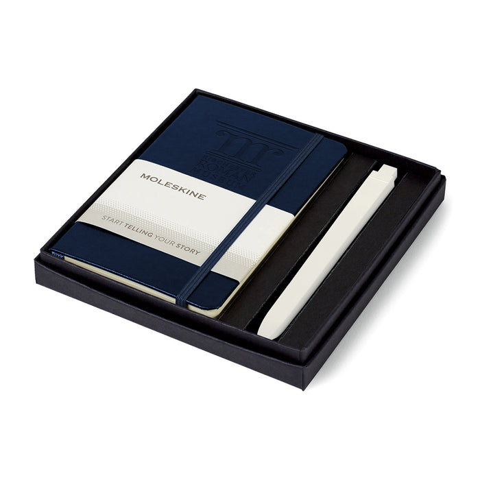 Moleskine® Pocket Notebook and GO Pen Gift Set