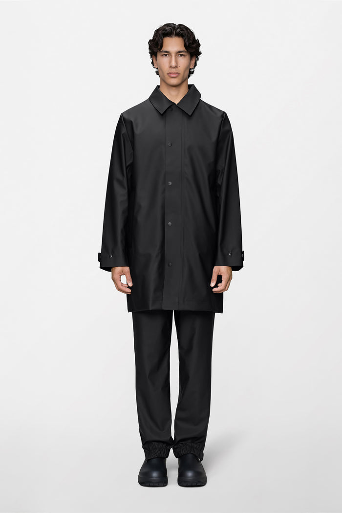 RAINS Nara Long Jacket Black Jacket