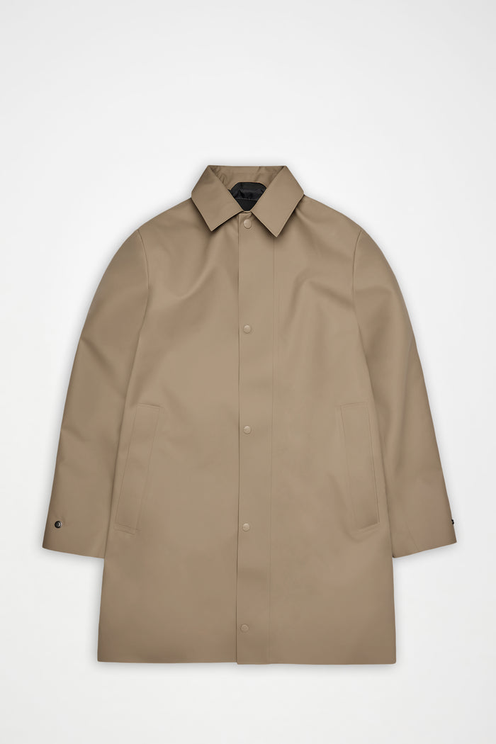 RAINS Nara Long Jacket Beige Jacket