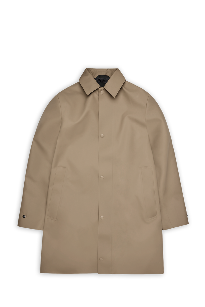 RAINS Nara Long Jacket Beige Jacket