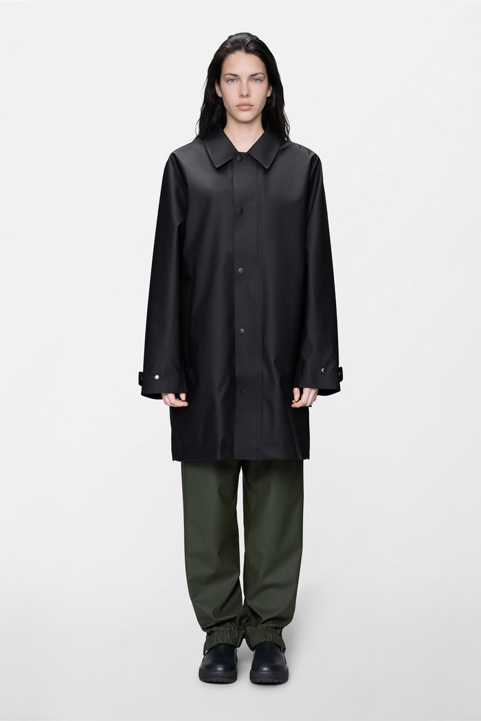 RAINS Nara Long Jacket Black Jacket