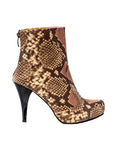 Natural Python Ankle Stiletto