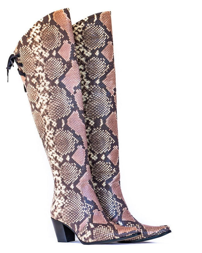 Natural Python Over the Knee