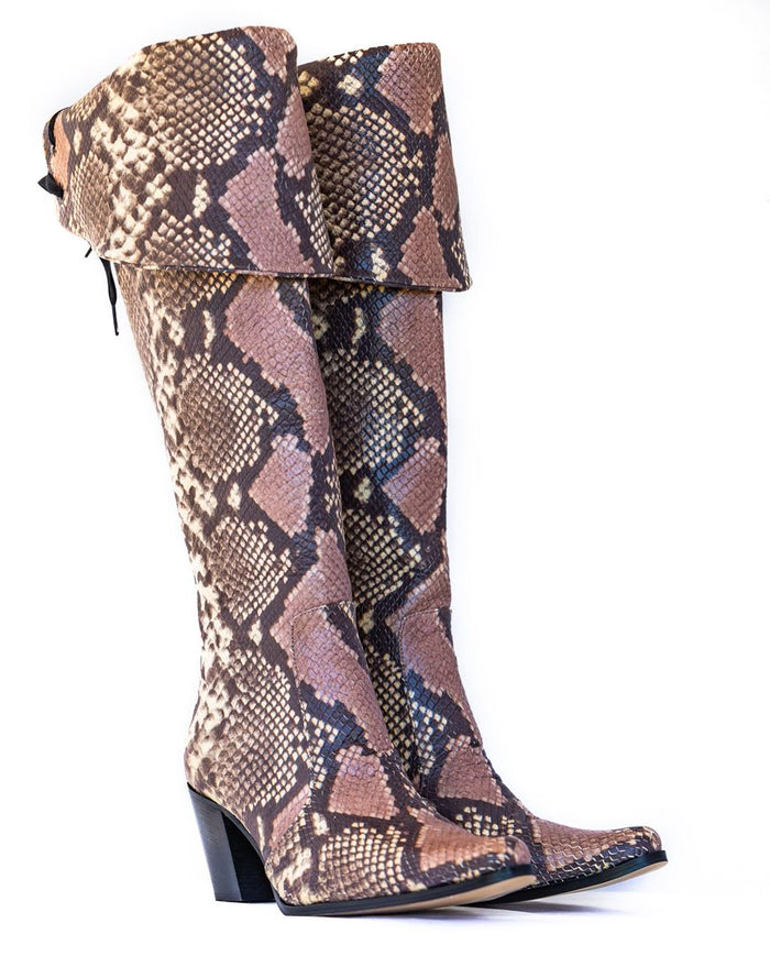 Natural Python Over the Knee