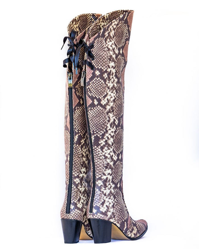 Natural Python Over the Knee