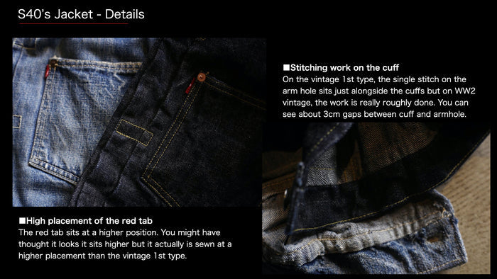 New S40's Jacket 14oz