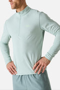 Nucleus Outdoor 1/4 Zip - Tide Mist/Willow Green