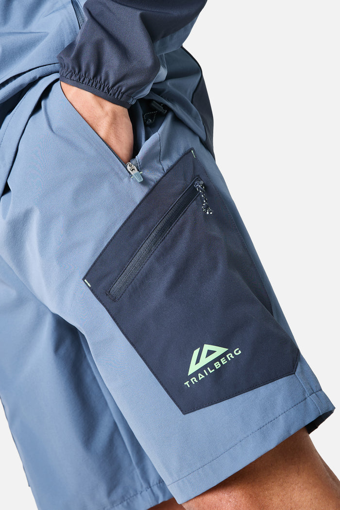 Oberland Cargo Short - Breeze/Storm Blue