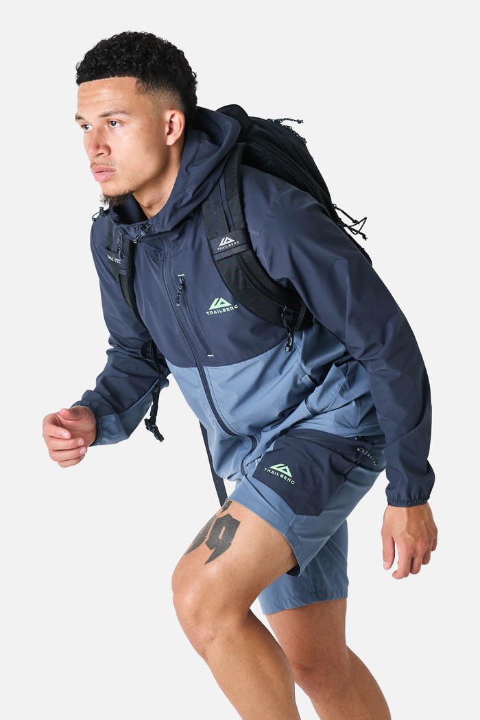 Oberland Cargo Short - Breeze/Storm Blue