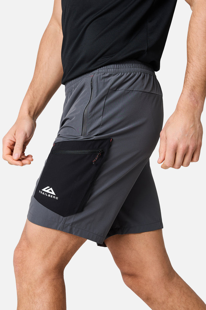 Oberland Cargo Short - Volcano Grey/Black