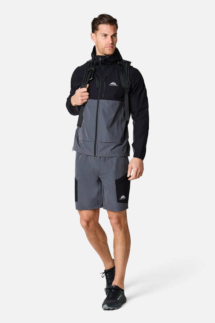 Oberland Cargo Short - Volcano Grey/Black