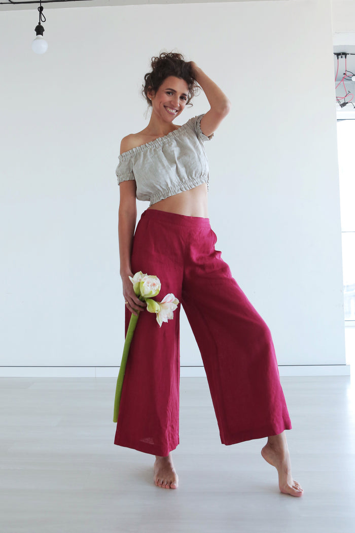 Off-The-Shoulder Crop Top CALLA - IN STOCK