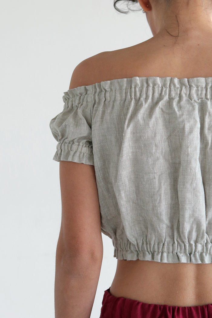 Off-The-Shoulder Crop Top CALLA - IN STOCK
