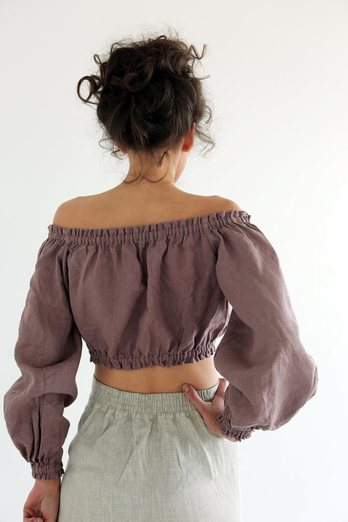 Off-The-Shoulder Crop Top ORCHIS - IN STOCK