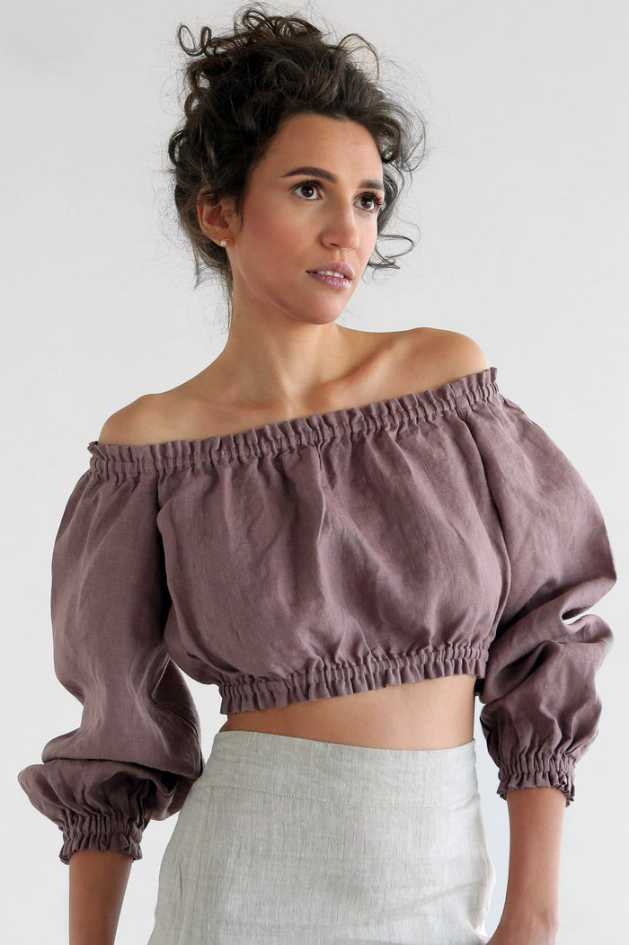 Off-The-Shoulder Crop Top ORCHIS - IN STOCK