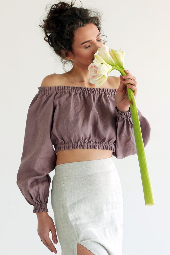 Off-The-Shoulder Crop Top ORCHIS - IN STOCK