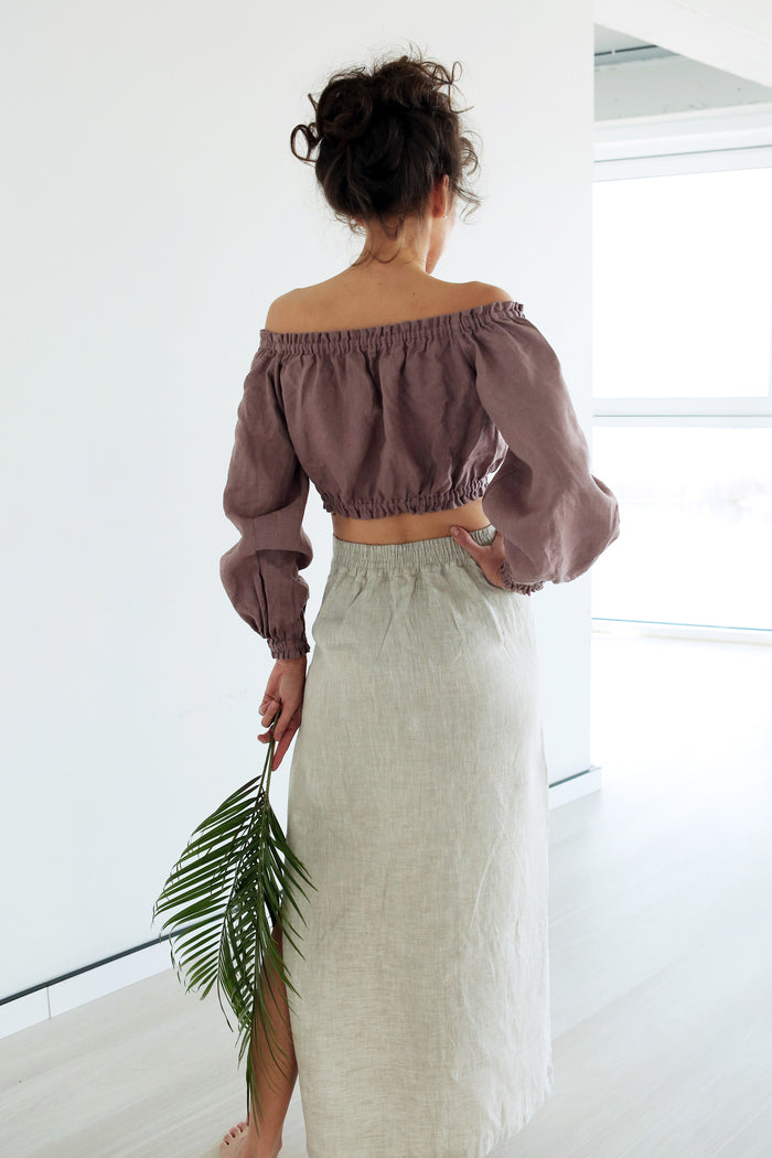 Off-The-Shoulder Crop Top ORCHIS - IN STOCK