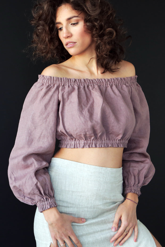 Off-The-Shoulder Crop Top ORCHIS - IN STOCK