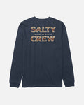 Offset  Ls Tee Kids - Navy