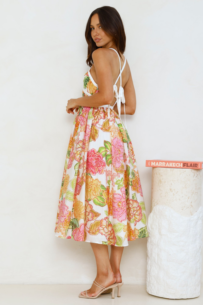 OLIVIA | Bloom Midi Dress