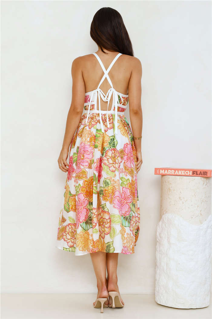OLIVIA | Bloom Midi Dress