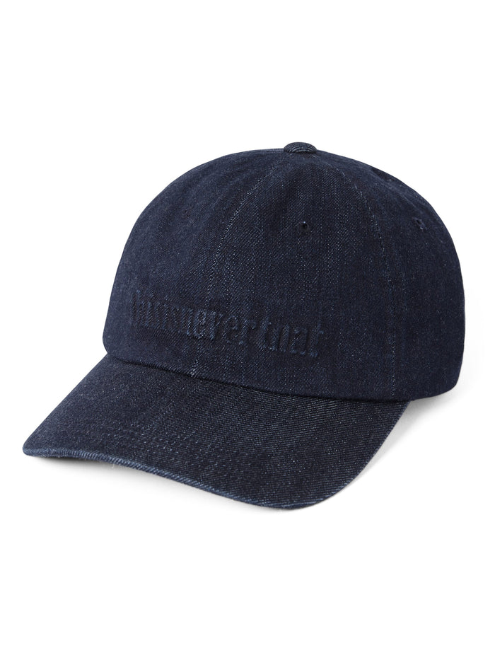 Onyx Embossed Denim Cap