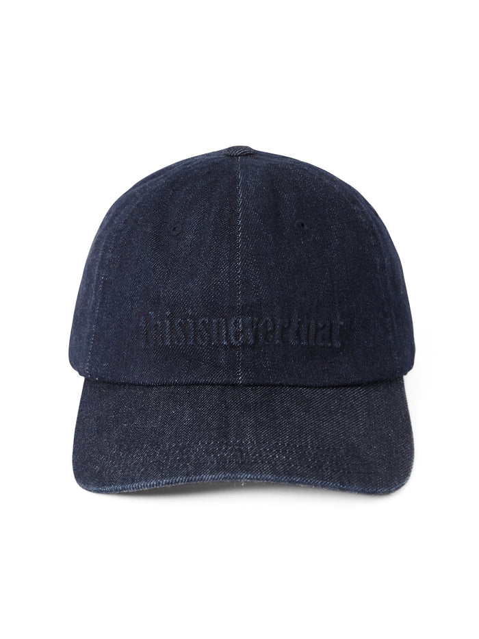 Onyx Embossed Denim Cap