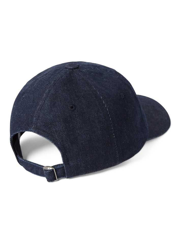 Onyx Embossed Denim Cap