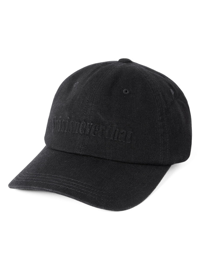 Onyx Embossed Denim Cap