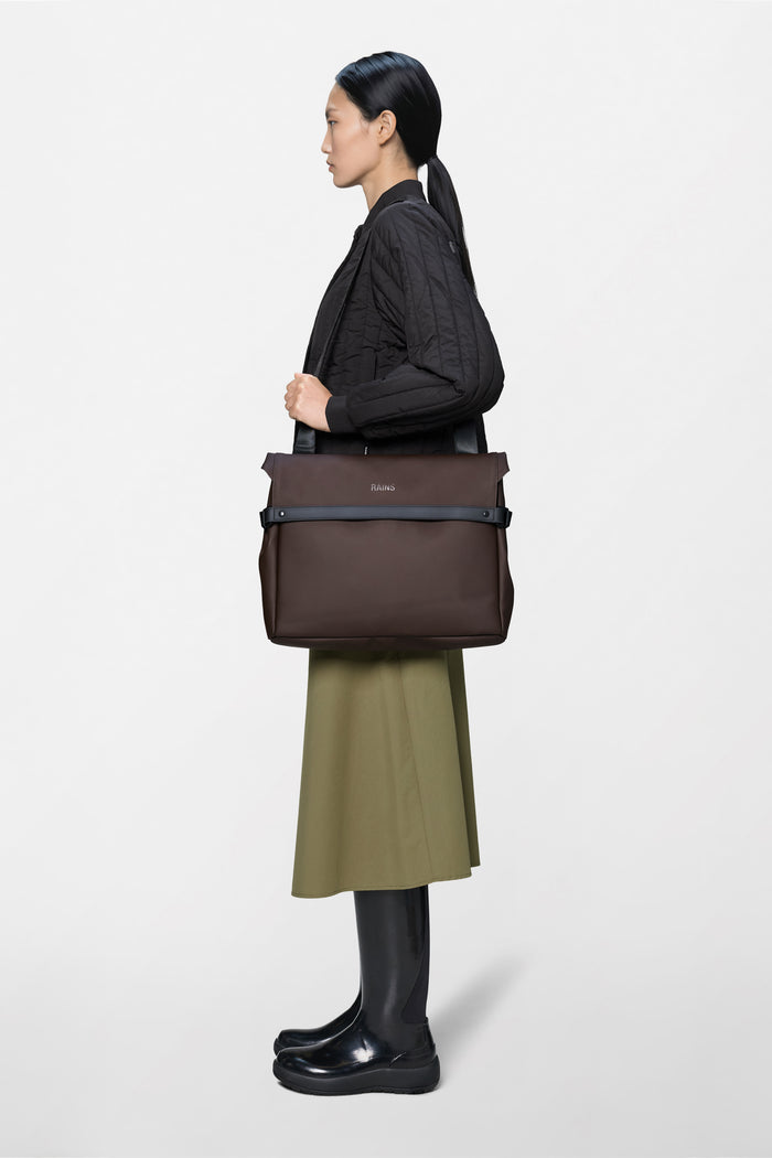 RAINS OTG Messenger Bag Bark 13L H32 x D11 x W40 cm Messenger