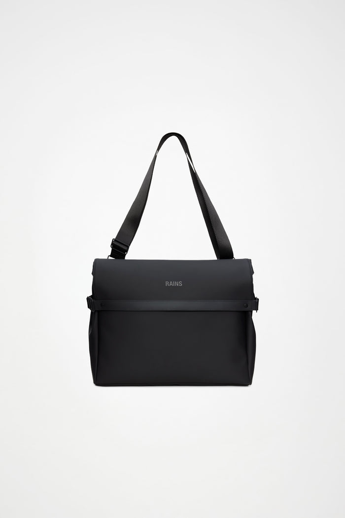 RAINS OTG Messenger Bag Black 13L H32 x D11 x W40 cm Messenger