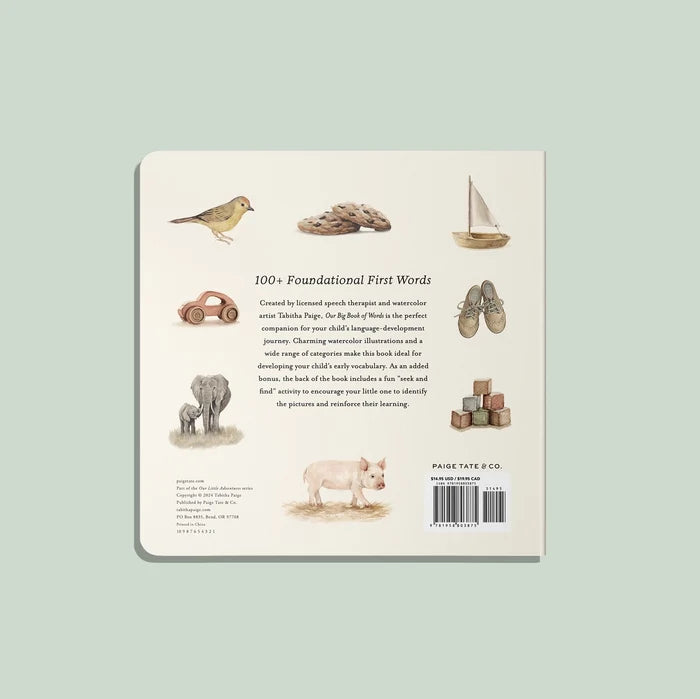 Our Big Book of First Words - Adored A Lovely Boutique