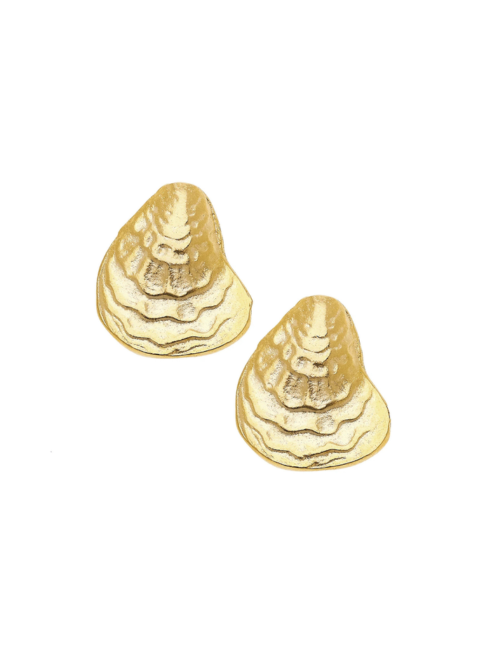 Oyster Stud Earring
