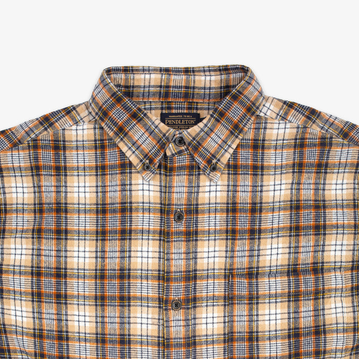 Pendleton Button Down Shirt - Brown Shadow Check