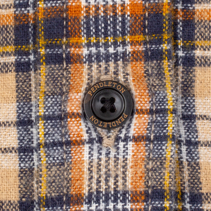 Pendleton Button Down Shirt - Brown Shadow Check