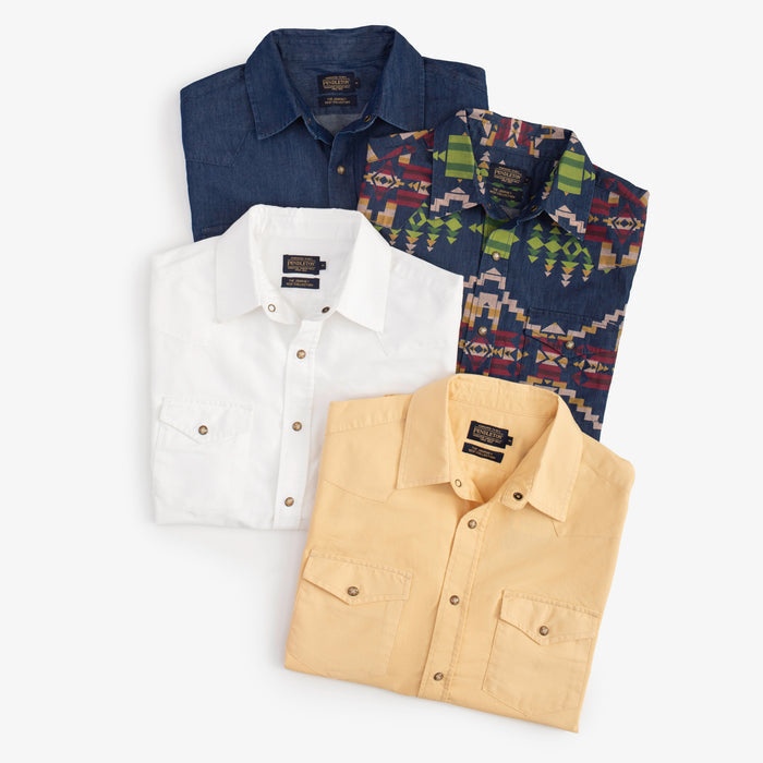 Pendleton Chandler Western Shirt - Beige