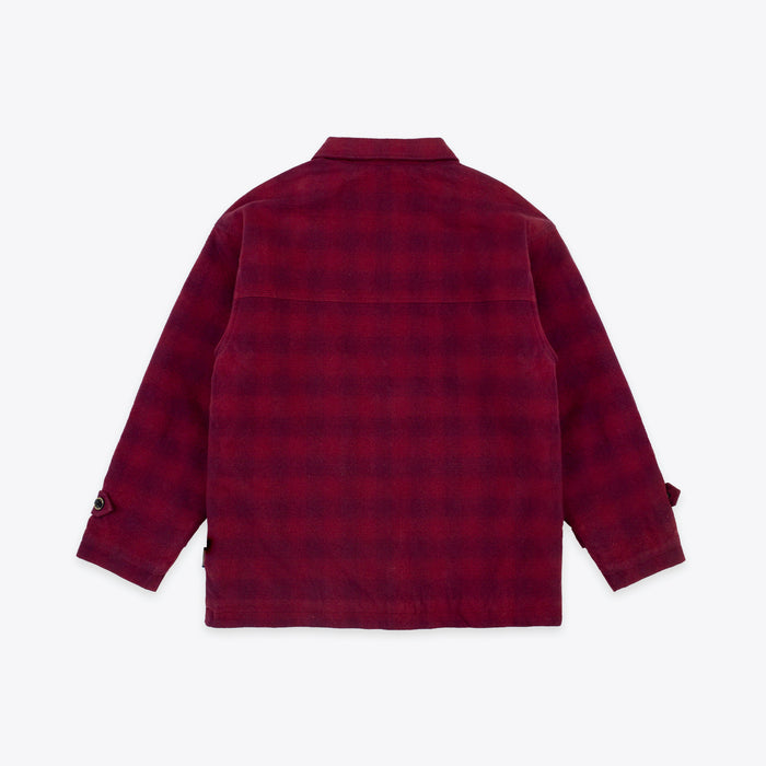 Pendleton Lined Hunting Jacket - Burgundy Plaid