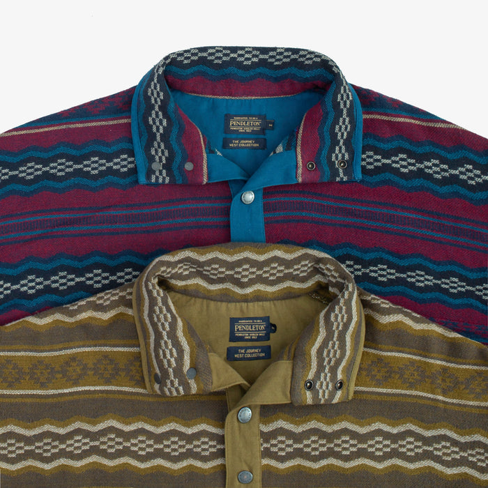 Pendleton Popover Snap Jacket - 1995 OG Jacquard