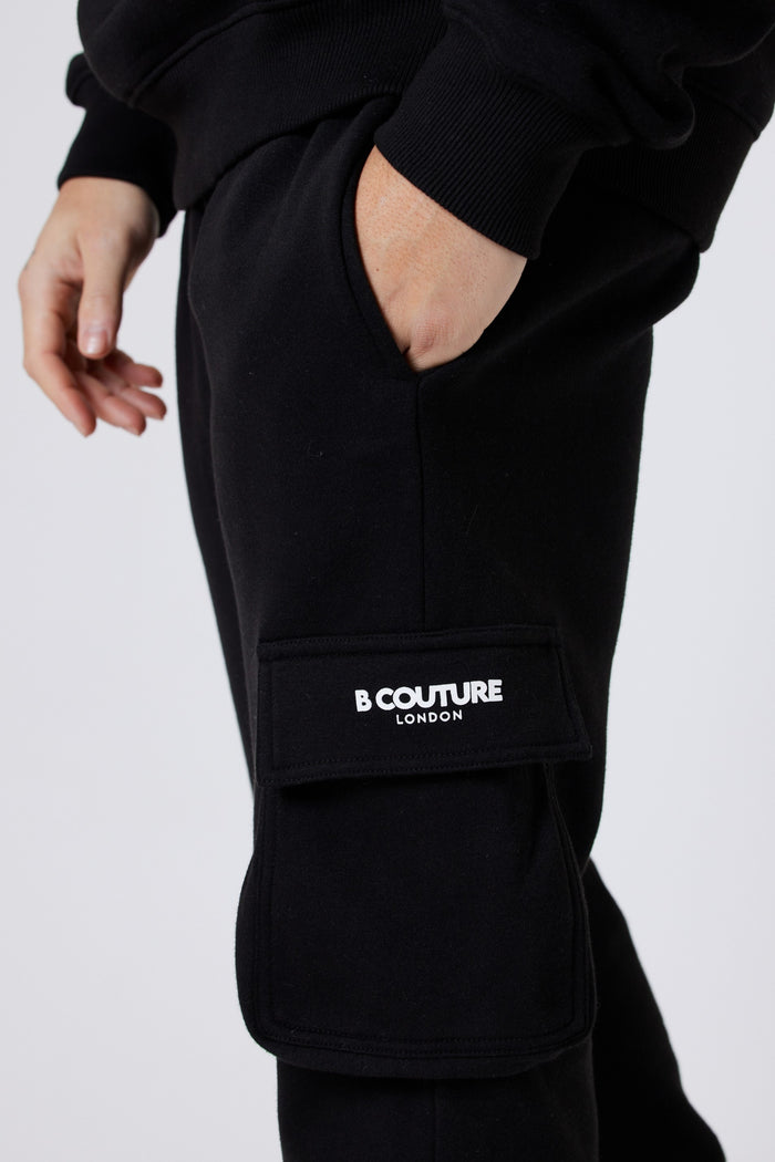 Petergate Fleece Tracksuit - Black