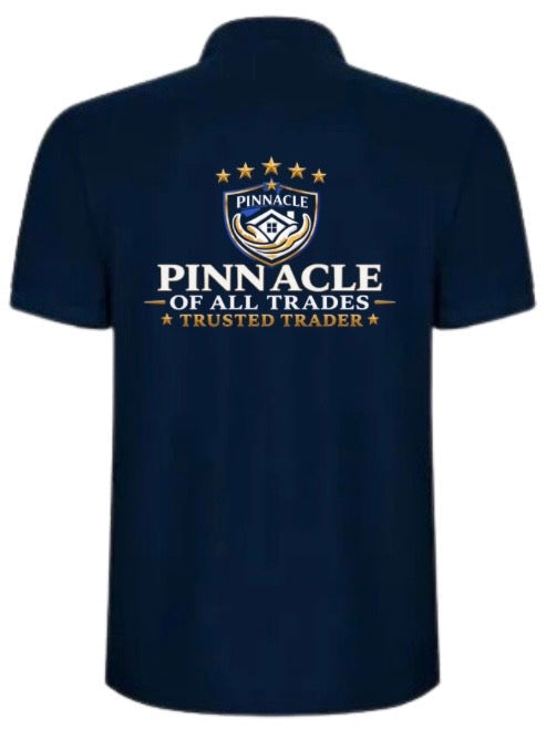 Pinnacle of all Trades Polo Personal Logo & Back Logo