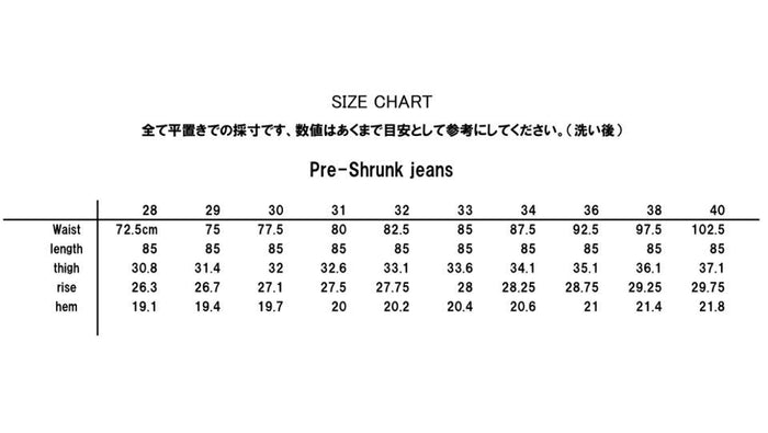 Pre-Shrunk Jeans 505 / One-Wash
