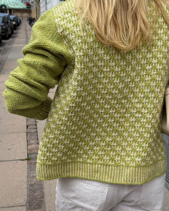 Print jacket by Hanne Falkenberg, knitting pattern Knitting patterns Hanne Falkenberg