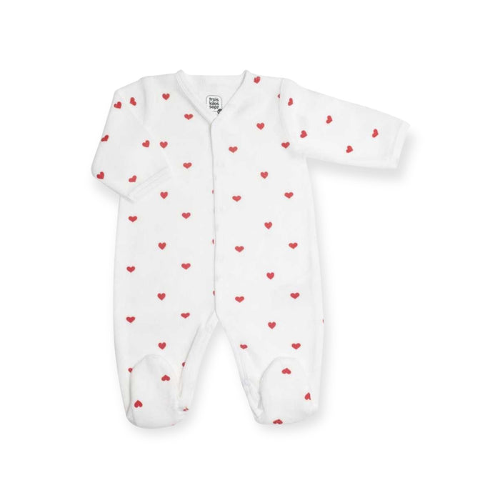 Pyjama | Coeurs rouge