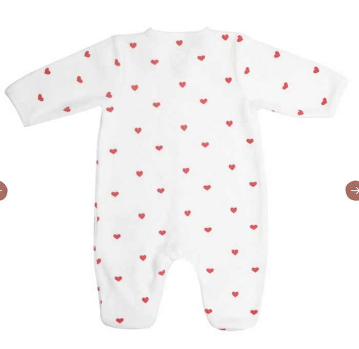 Pyjama | Coeurs rouge