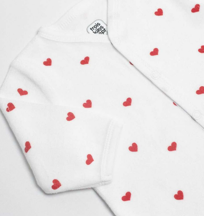 Pyjama | Coeurs rouge