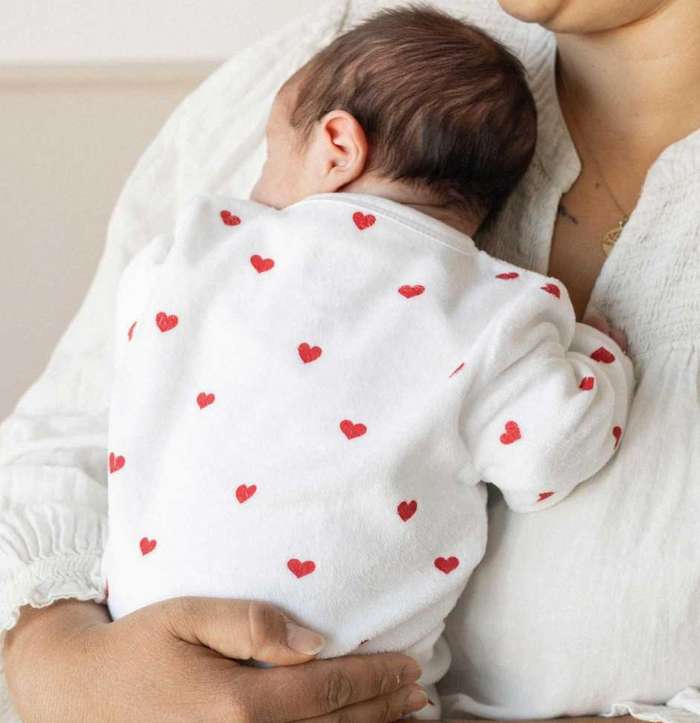 Pyjama | Coeurs rouge
