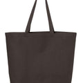 Q-Tees Jumbo Canvas Tote Bag